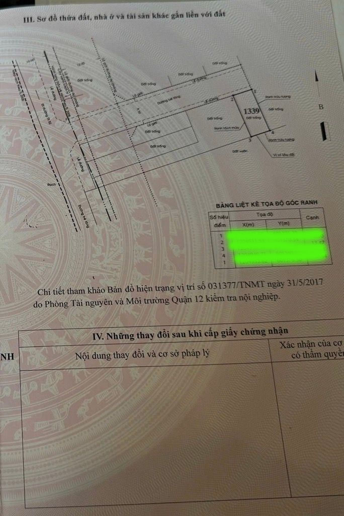 Đất 6 x 14 ~ 40tr/m2 ngay MT TX 52 đối diện khu tưởng niệm Vươn Cau đỏ, Q.12